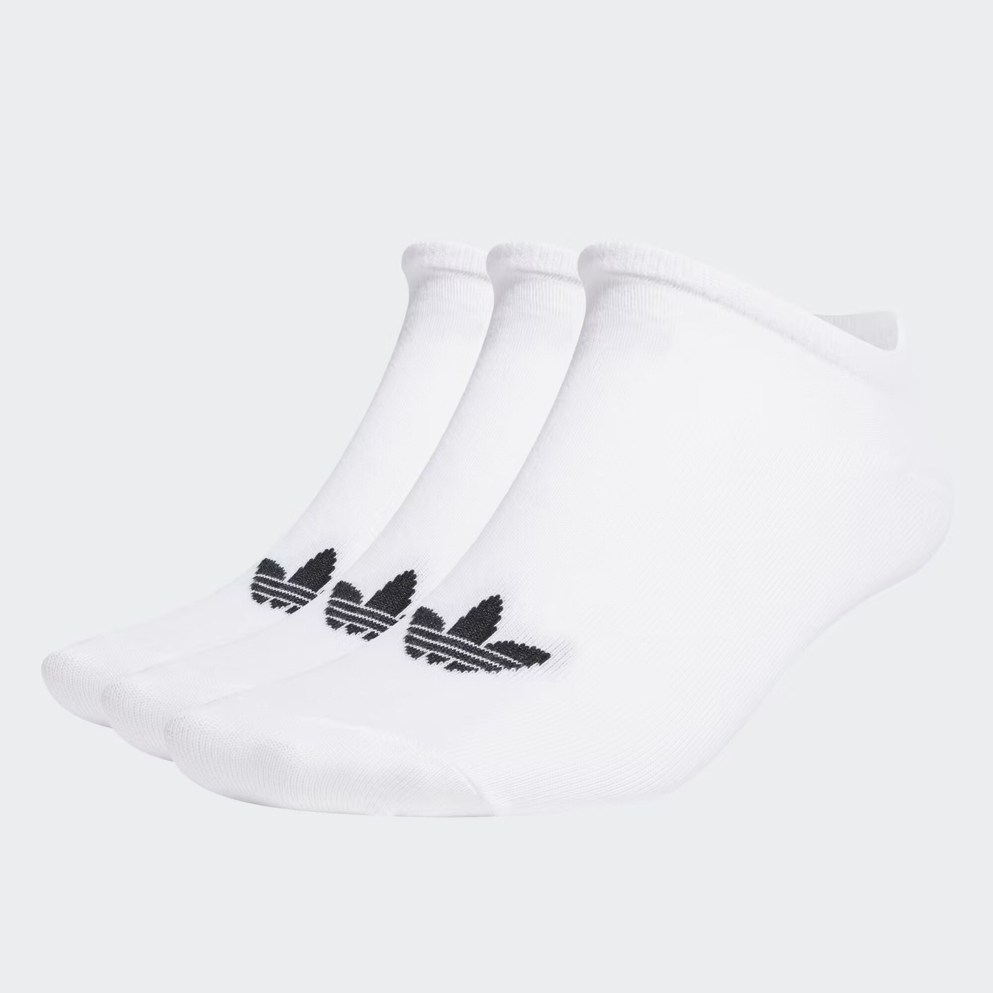 adidas Originals - 3-Pack Trefoil Liner Socks - Unisex - Weiß/Schwarz